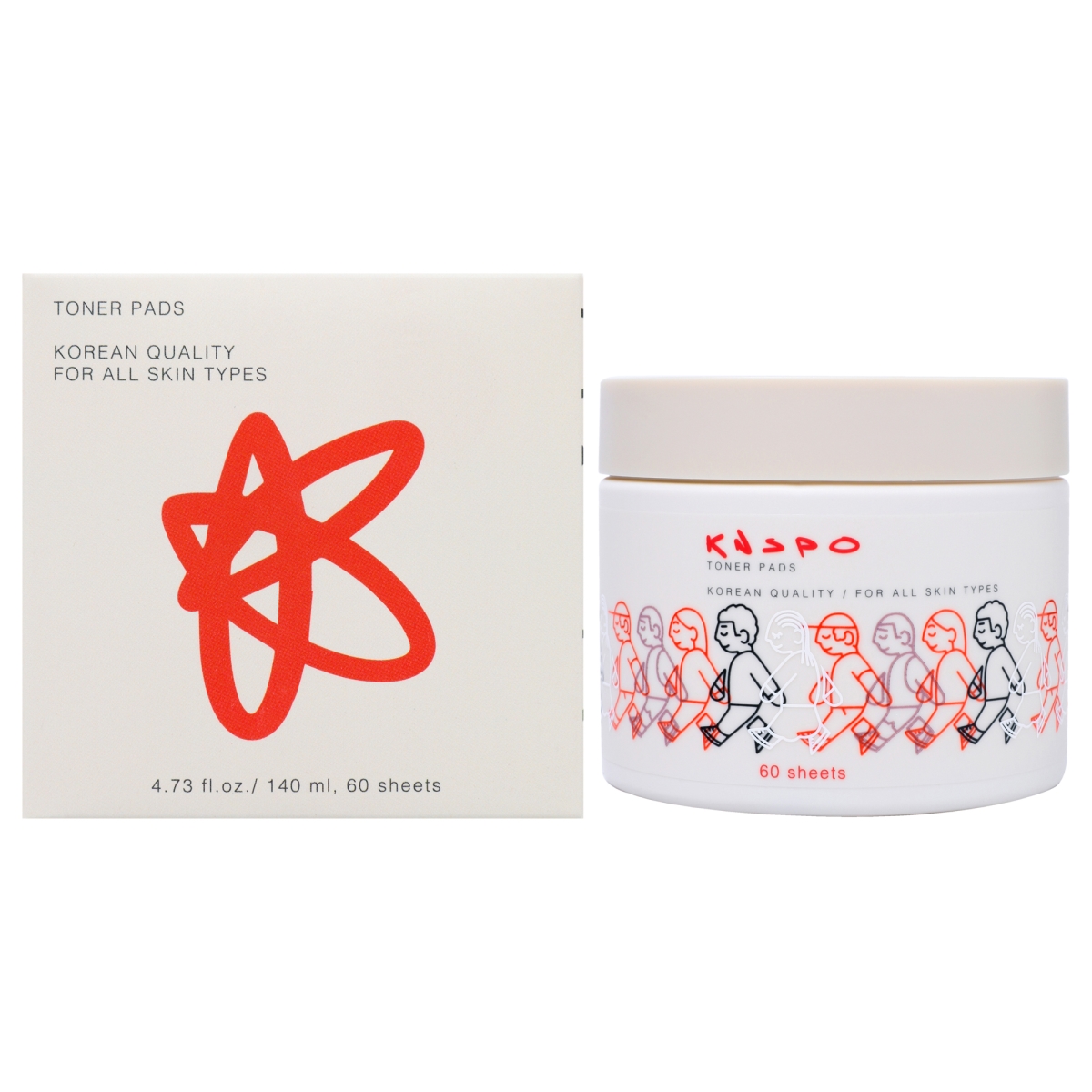 Picture of Knspo I0152770 4.73 oz Toner Pads for Unisex - 60 Piece