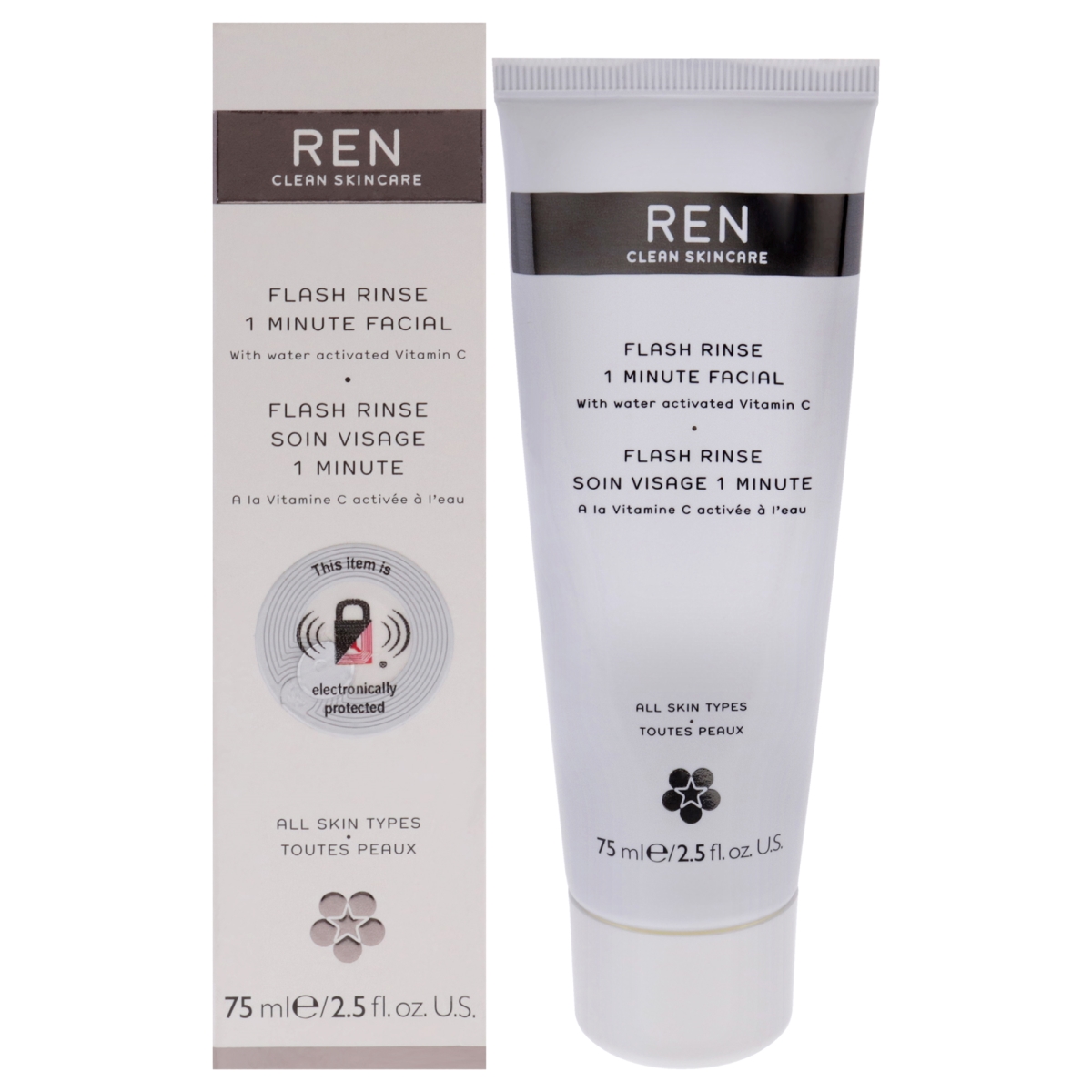 Picture of REN I0134310 2.5 oz Flash Rinse 1 Minute Facial for Unisex