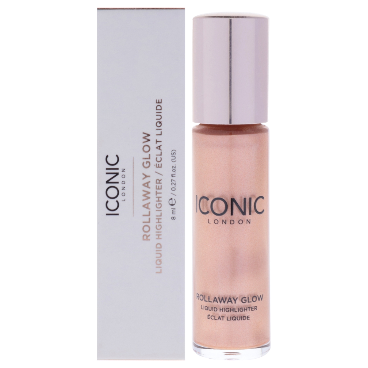 I0158330 027 oz Rollaway Glow Liquid Highlighter  Peach Paradise