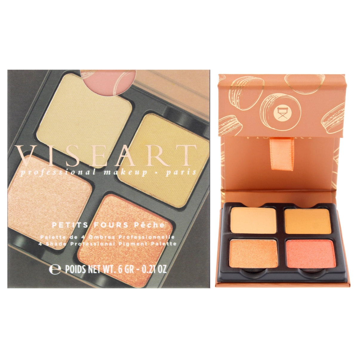 I0159423 0.21 oz Petits Fours Eyeshadow Palette - Peach