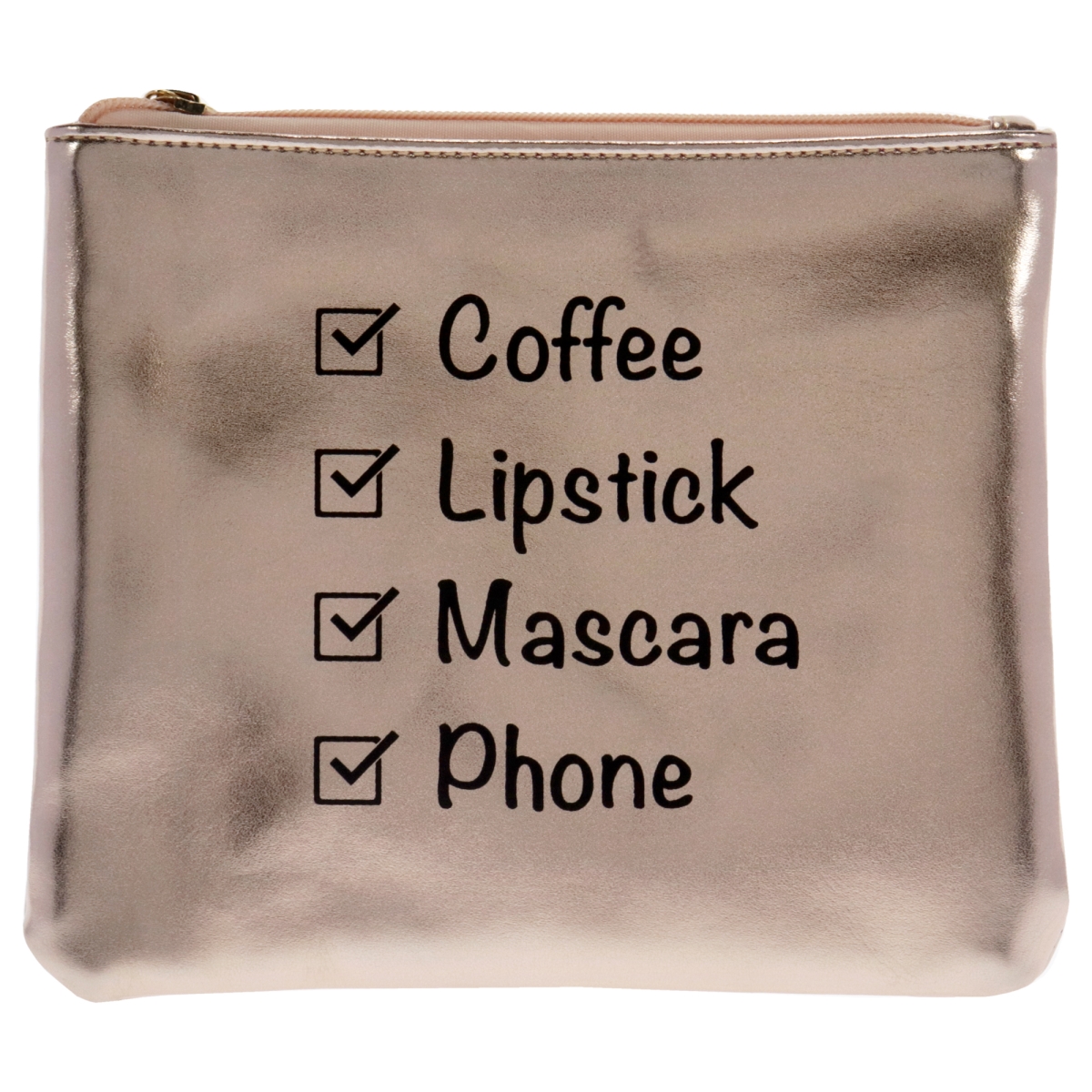 I0132878 Cosmetic Bag - Metal Pink