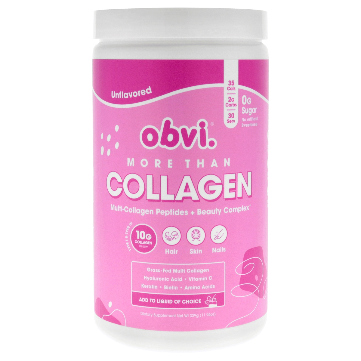 I0145101 11.96 oz More Than Collagen for Unisex - Unflavored