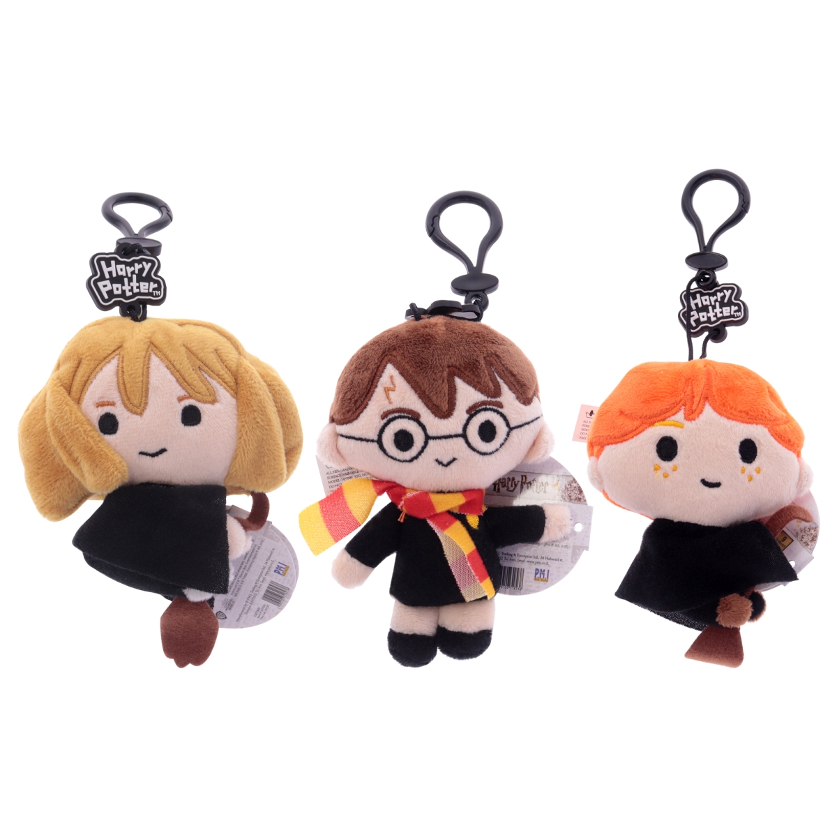 I0159701 Harry Potter Plush Keychain - Set A - 3 per Pack