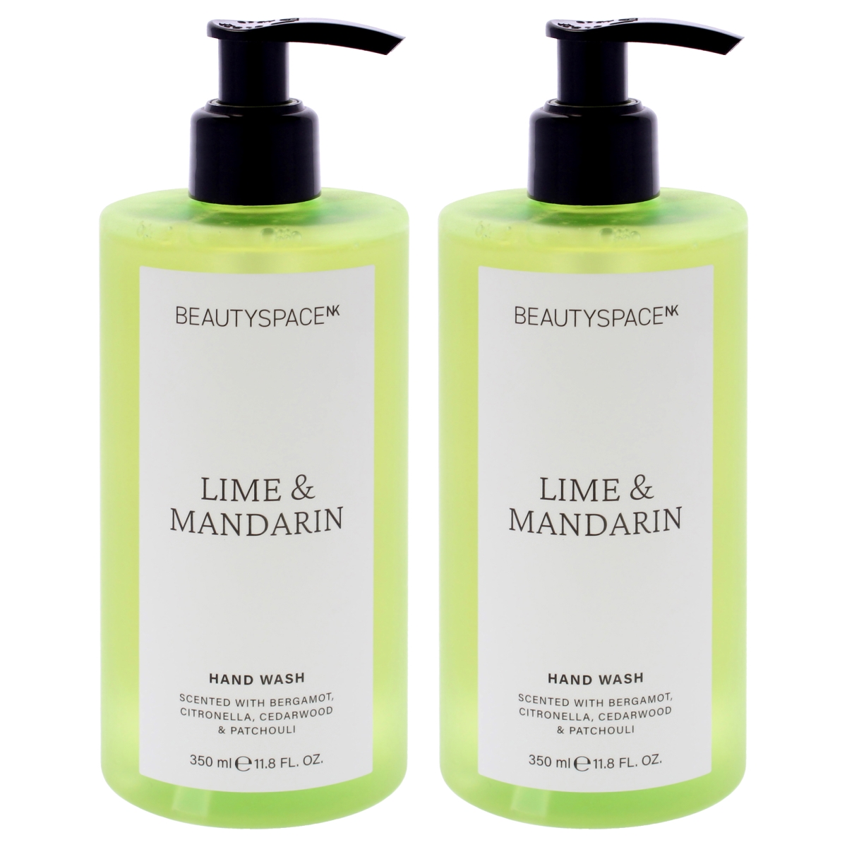 K0007031 11.8 oz  Hand Wash - Lime & Mandarin - Pack of 2