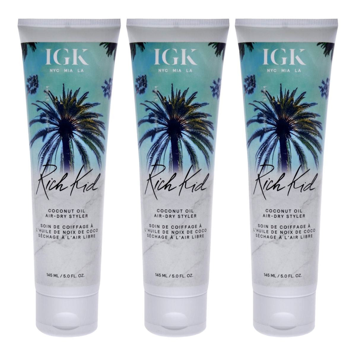 K0007446 5 oz Rich Kid Wave Enhancing Air Dry Cream - Pack of 3