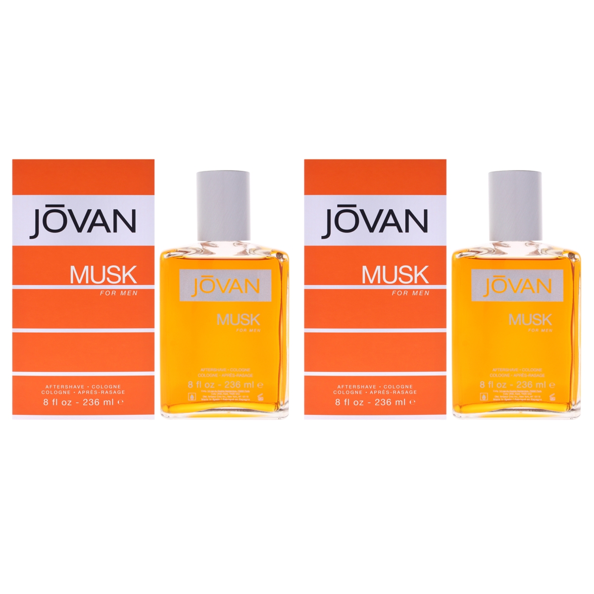 K0007158 8 oz  Musk for Men - Pack of 2