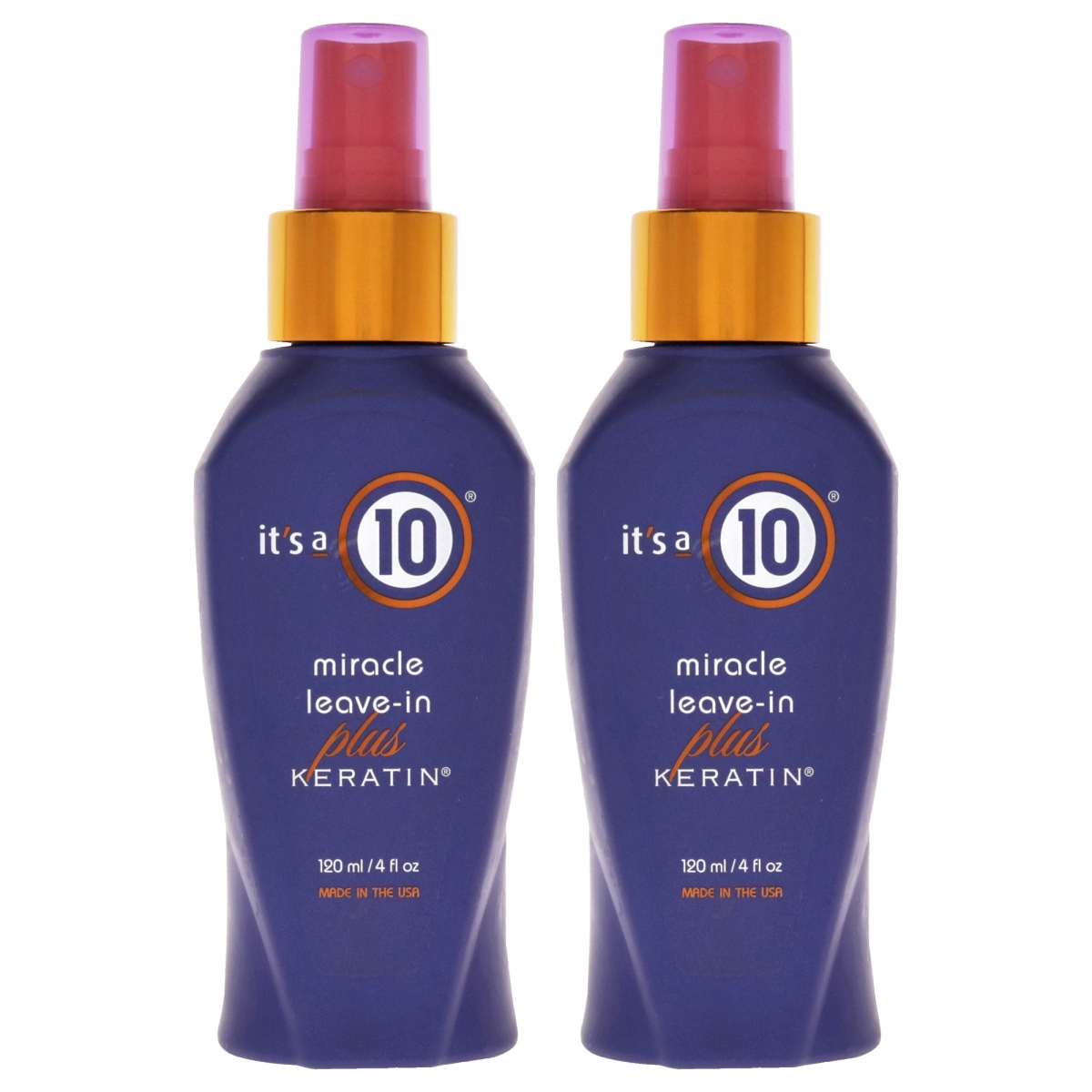 Its A 10 K0007427 4 oz Miracle Leave In Plus Keratin - Pack of 2