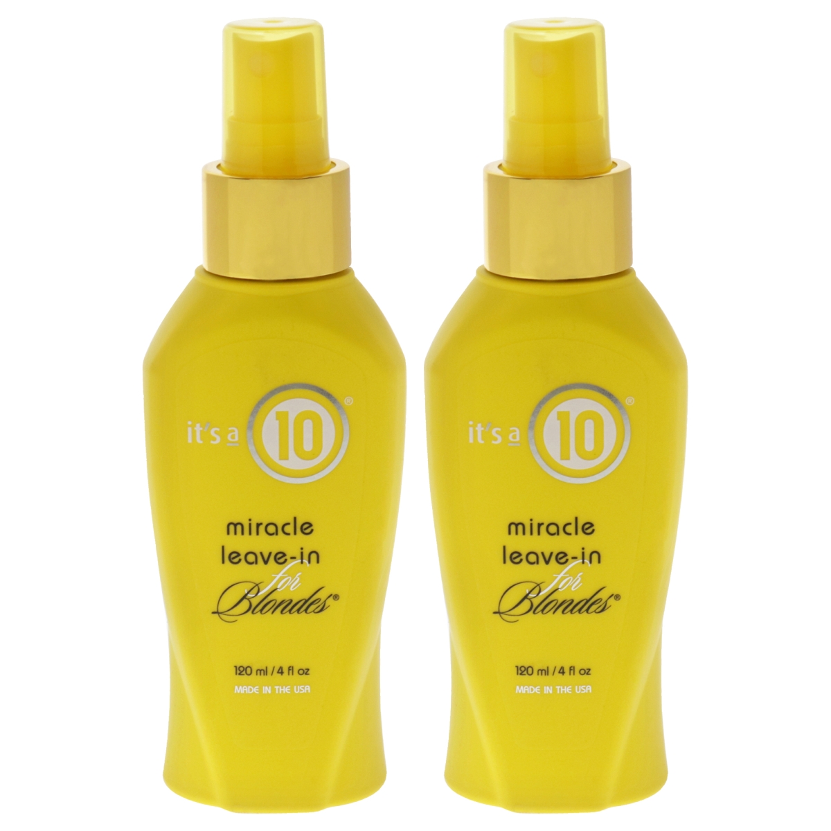 Its A 10 K0007429 4 oz Miracle Leave-In for Blondes - Pack of 2