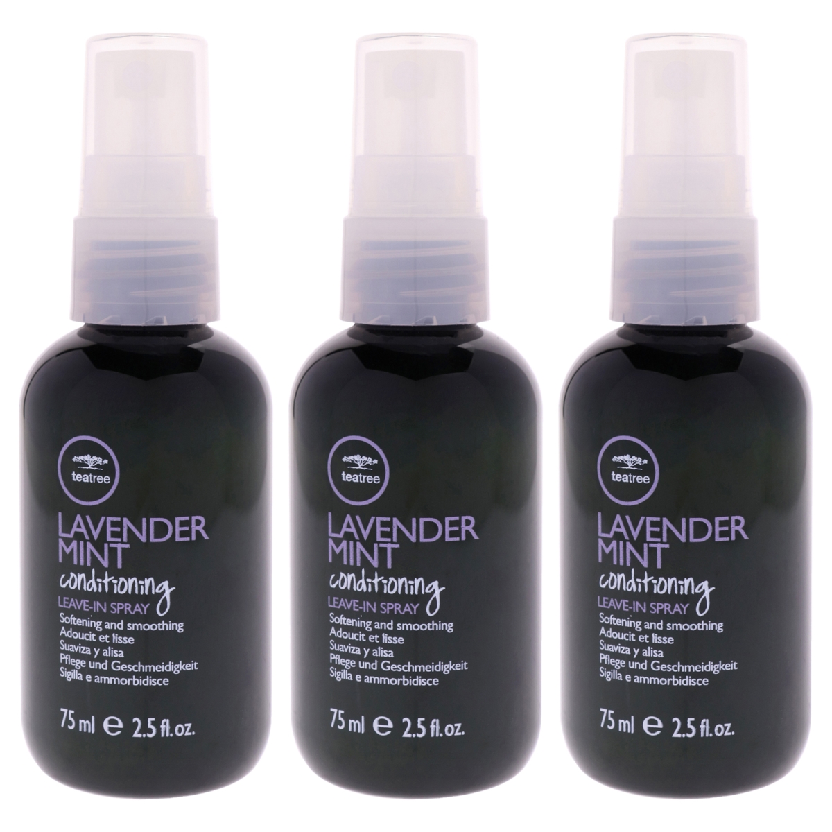 K0007513 2.5 oz Tea Tree Conditioning Leave-In Spray - Lavender Mint - Pack of 3