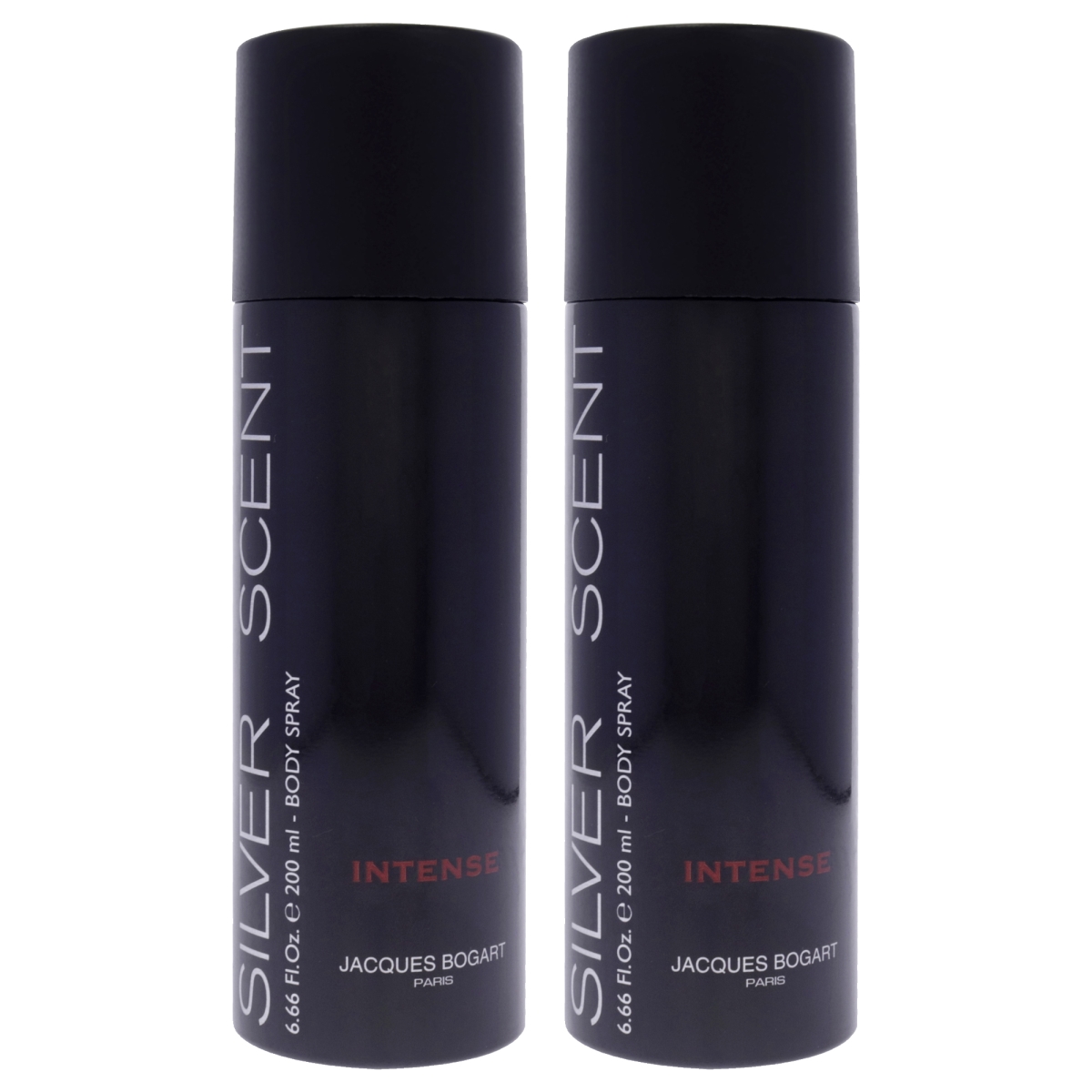 K0007152 6.66 oz Silver Scent Intense Body Spray for Men - Pack of 2
