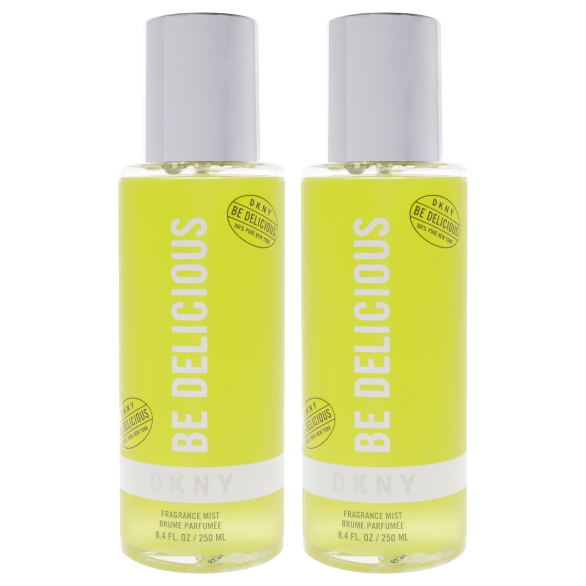 K0007254 8.4 oz DKNY Be Delicious Fragrance Mist for Women - Pack of 2