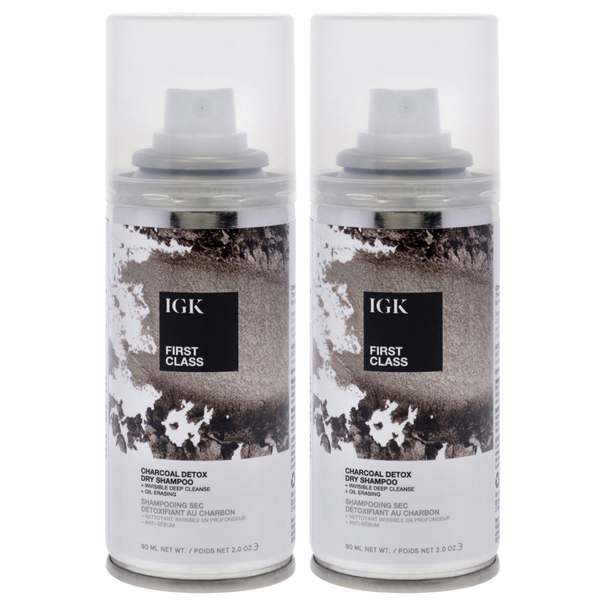 K0007421 2 oz First Class Charcoal Detox Dry Shampoo - Pack of 2