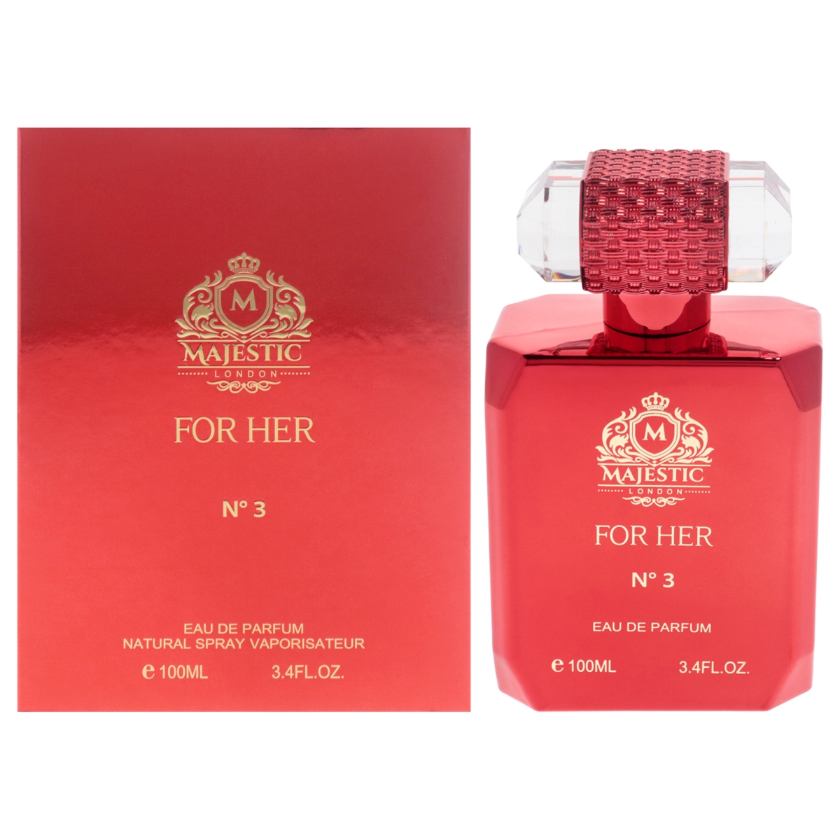 I0154551 3.4 oz Majestic for Her No.3 Eau De Parfum for Women