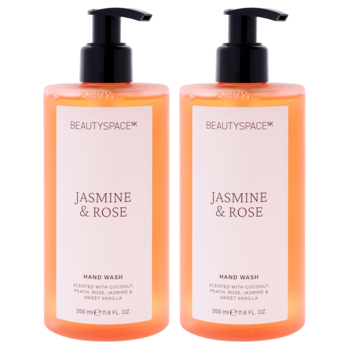 K0007042 11.8 oz  Hand Wash - Jasmine & Rose - Pack of 2
