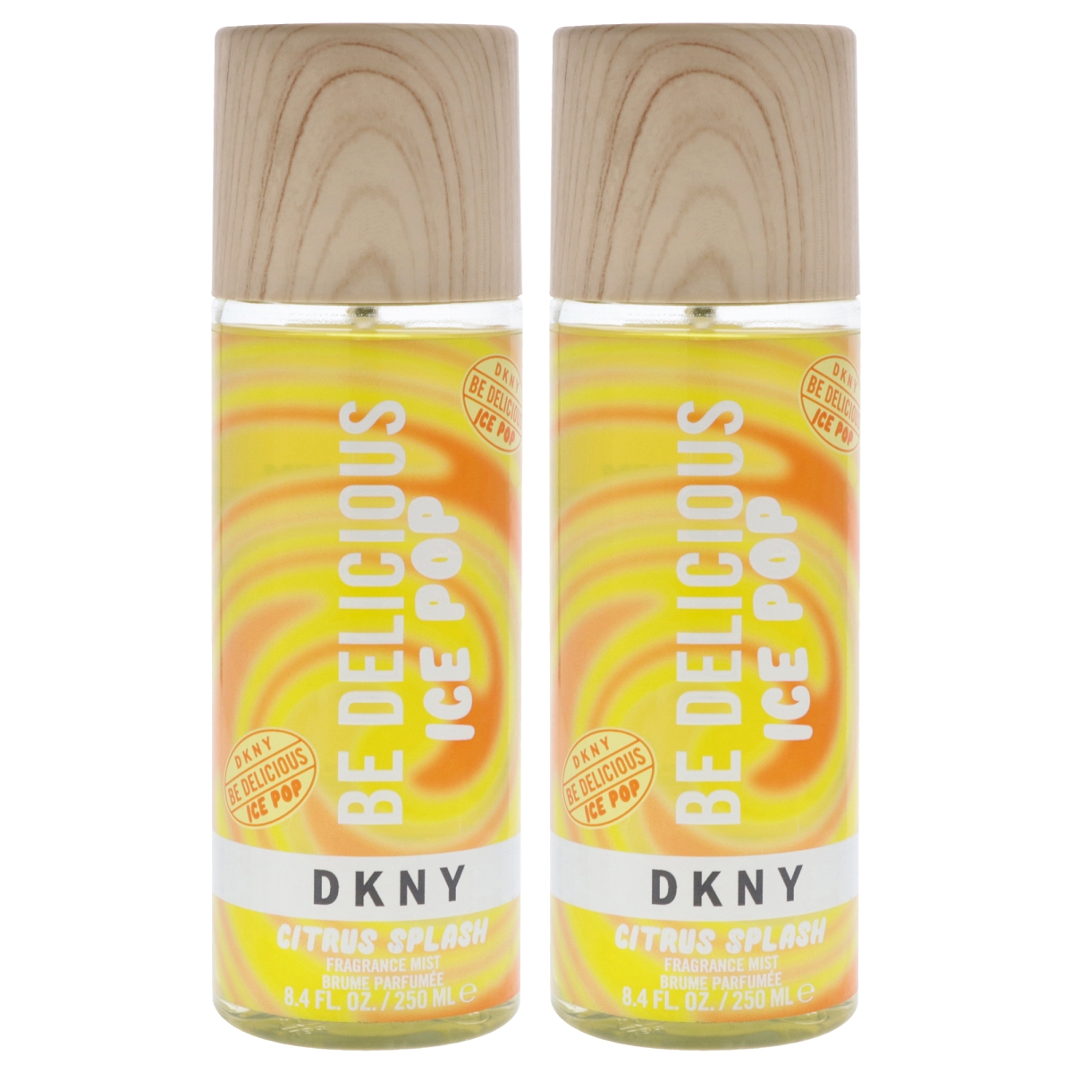 K0007265 8.4 oz DKNY Be Delicious Ice Pop Fragrance Mist for Women - Citrus Splash - Pack of 2