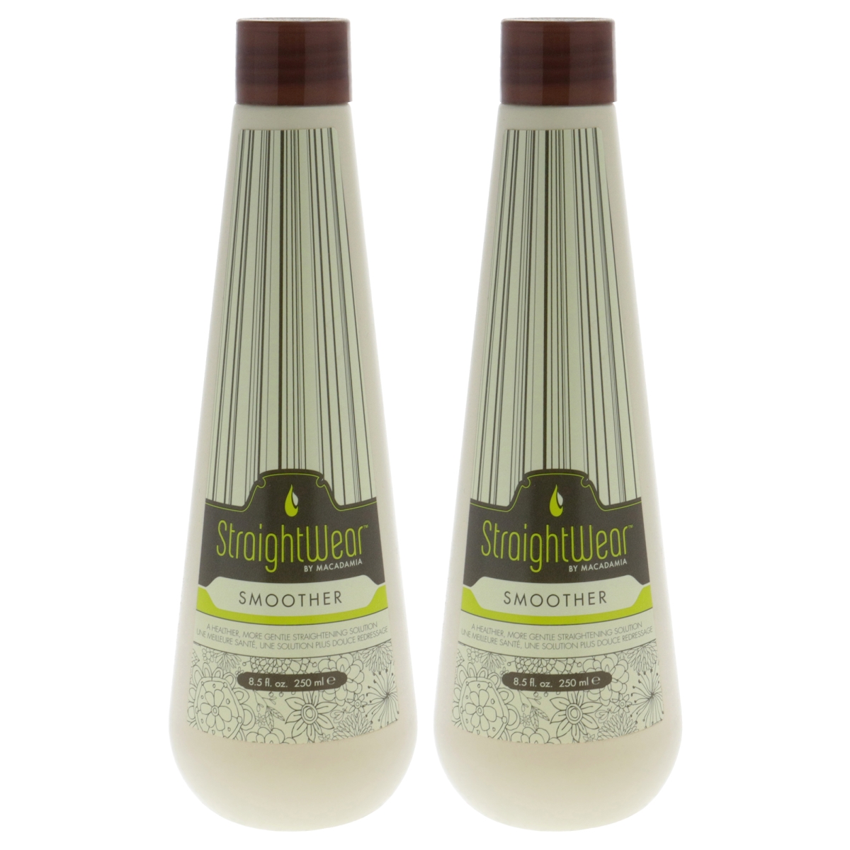 K0007467 8.5 oz Straight wear Smoother Straightening Solution - Pack of 2
