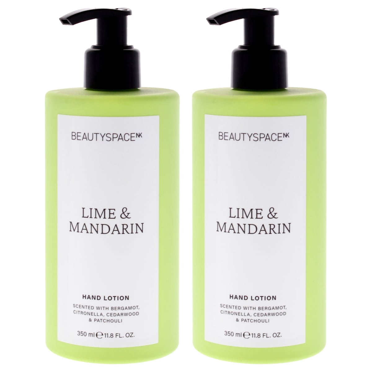 K0007032 11.8 oz  Hand Lotion - Lime & Mandarin - Pack of 2