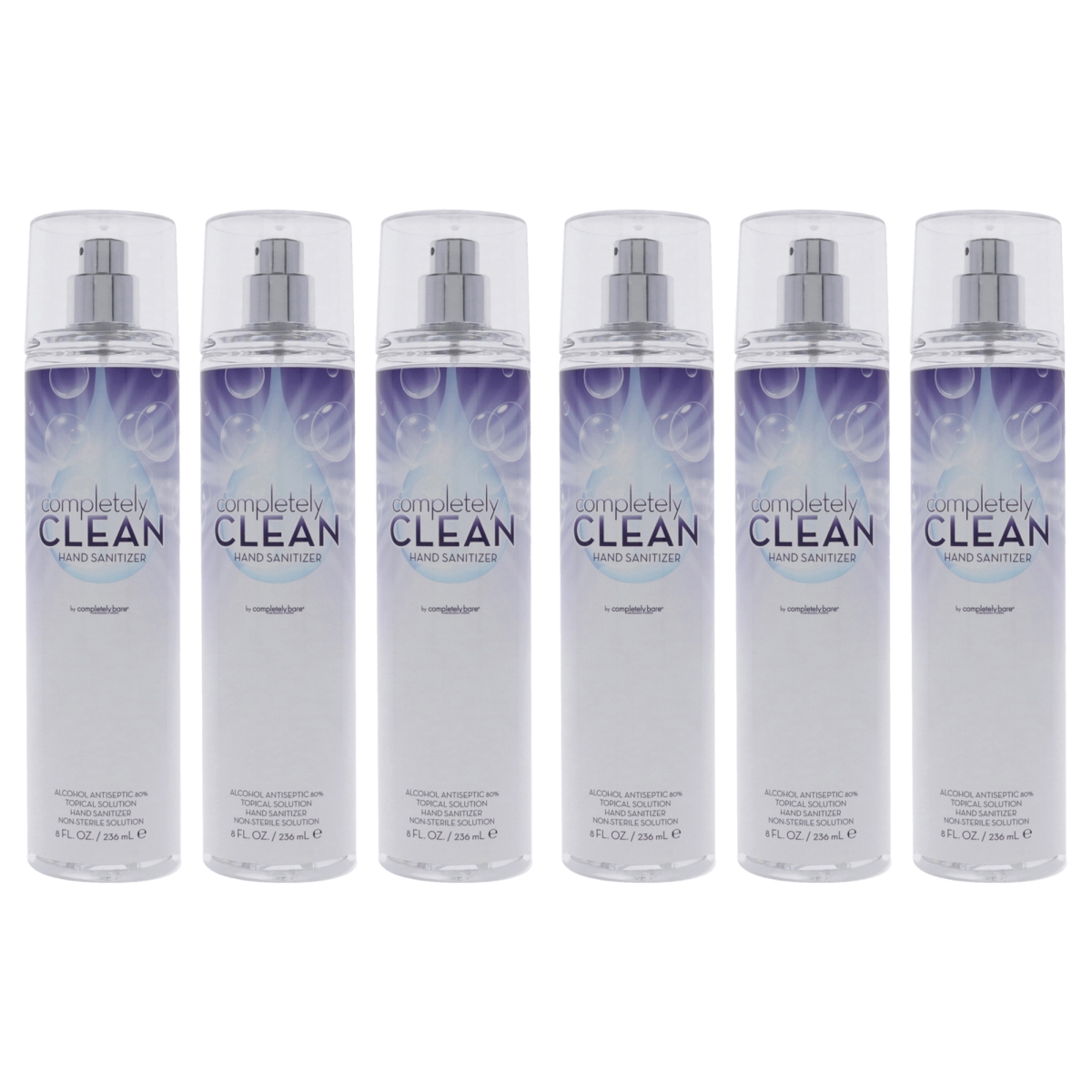 K0007220 8 oz Completely Clean Hand Sanitizer - Pack of 6