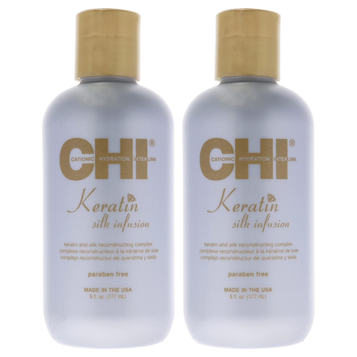 K0007379 6 oz Keratin Silk Infusion for Unisex - Pack of 2