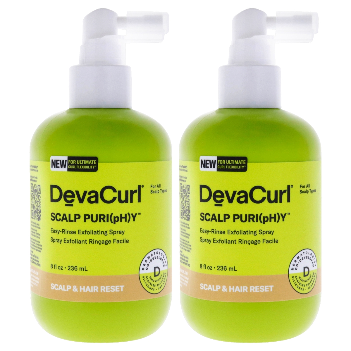 DevaCurl K0007399 8 oz Scalp Puriphy Spray for Unisex - Pack of 2