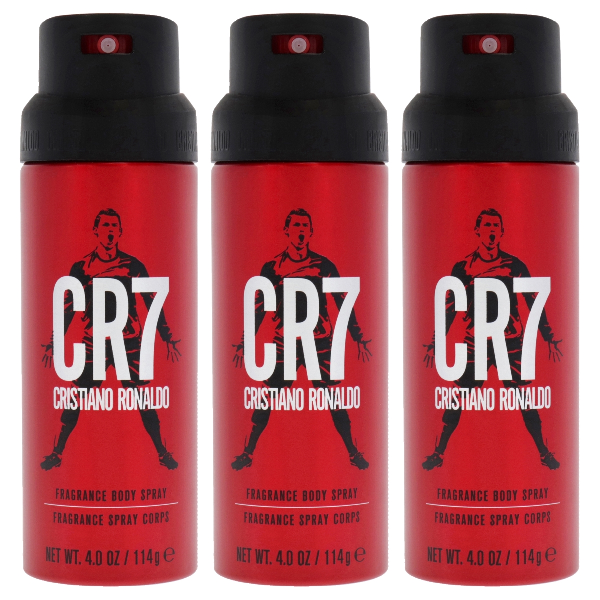 K0007207 4 oz CR7 Body Spray for Men - Pack of 3