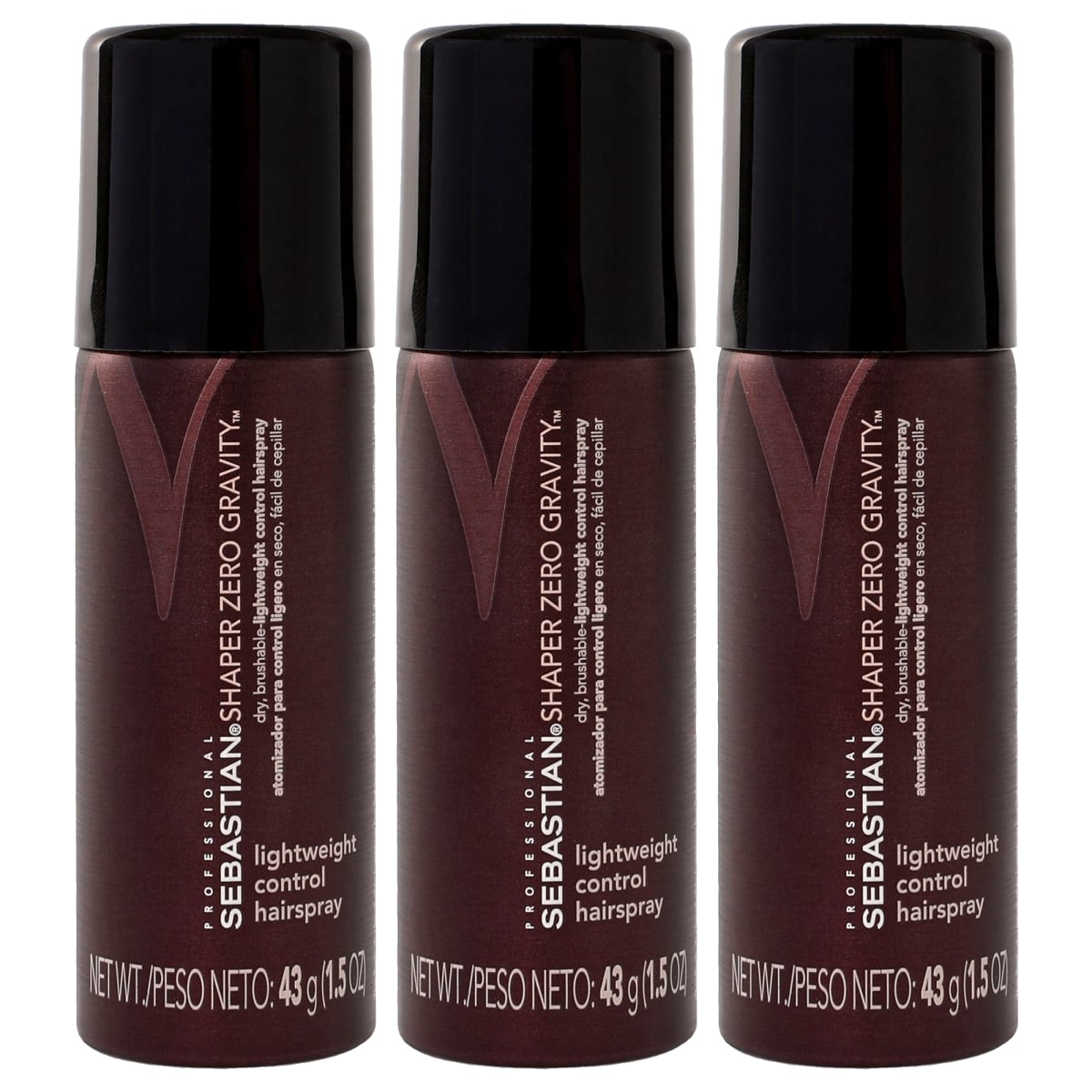 K0007311 1.5 oz Shaper Zero Gravity Hair Spray - Pack of 3