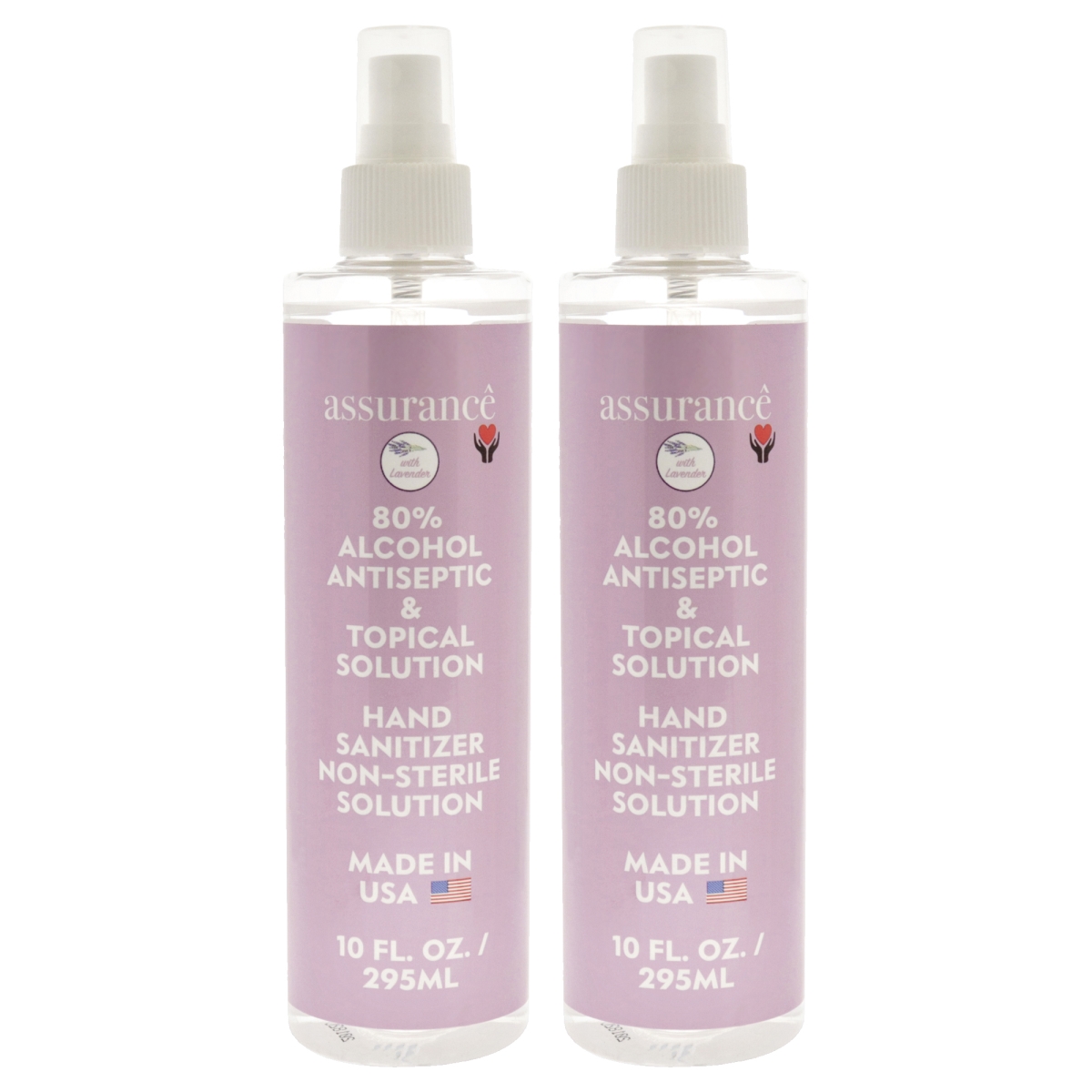 K0007029 10 oz Hand Sanitizer Non-Sterile Solution - Lavender - Pack of 2