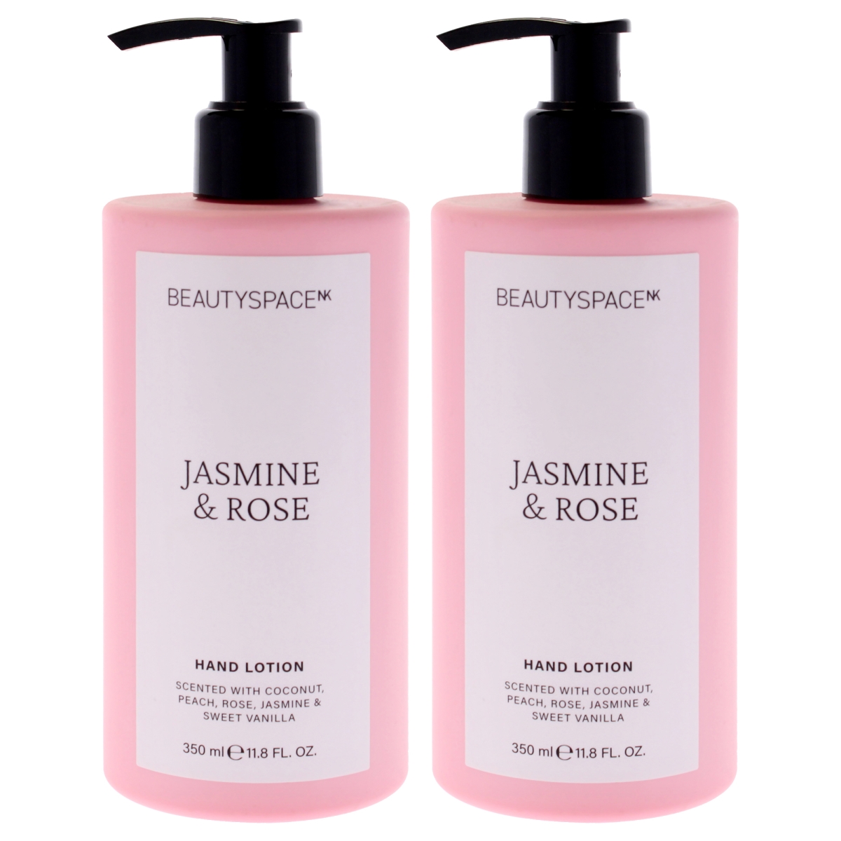 K0007041 11.8 oz  Hand Lotion - Jasmine & Rose - Pack of 2