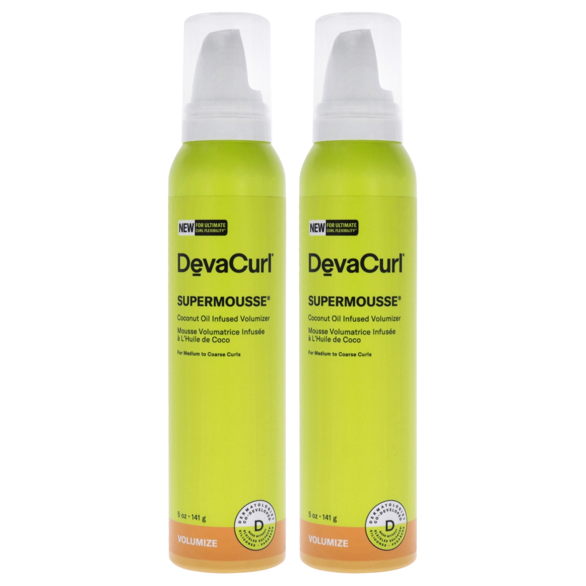 DevaCurl K0007401 5 oz Supermousse for Unisex - Pack of 2