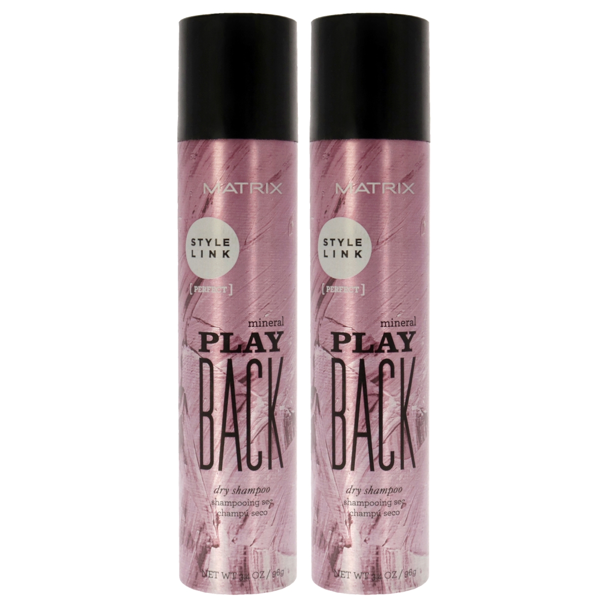 K0007471 3.4 oz Style Link Mineral Play Back Dry Shampoo - Pack of 2