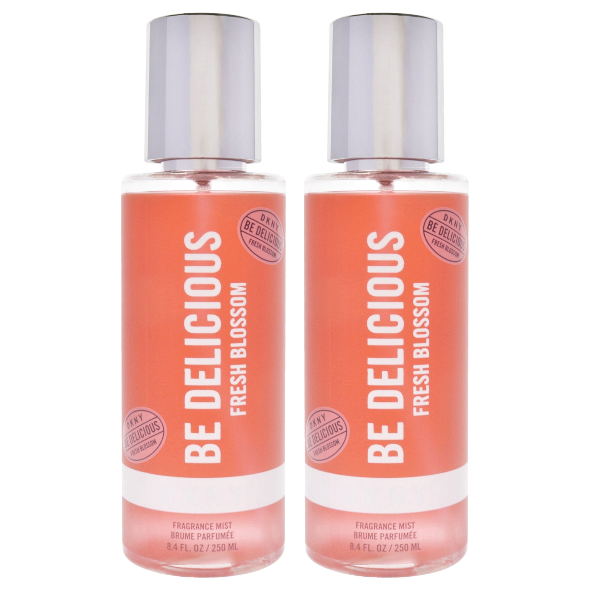 K0007253 8.4 oz DKNY Be Delicious Fresh Blossom Fragrance Mist for Women - Pack of 2