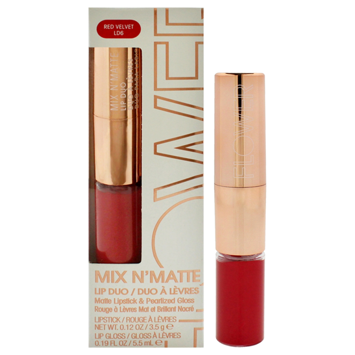I0152969 1 oz Mix N Matte Lip Duo for Women - LD6 Red Velvet
