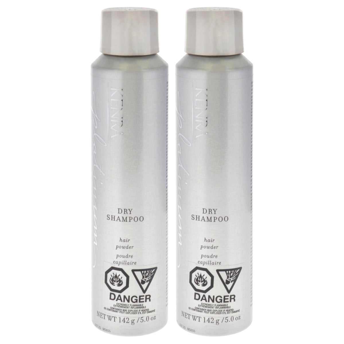 K0007454 5 oz Platinum Dry Shampoo for Unisex - Pack of 2
