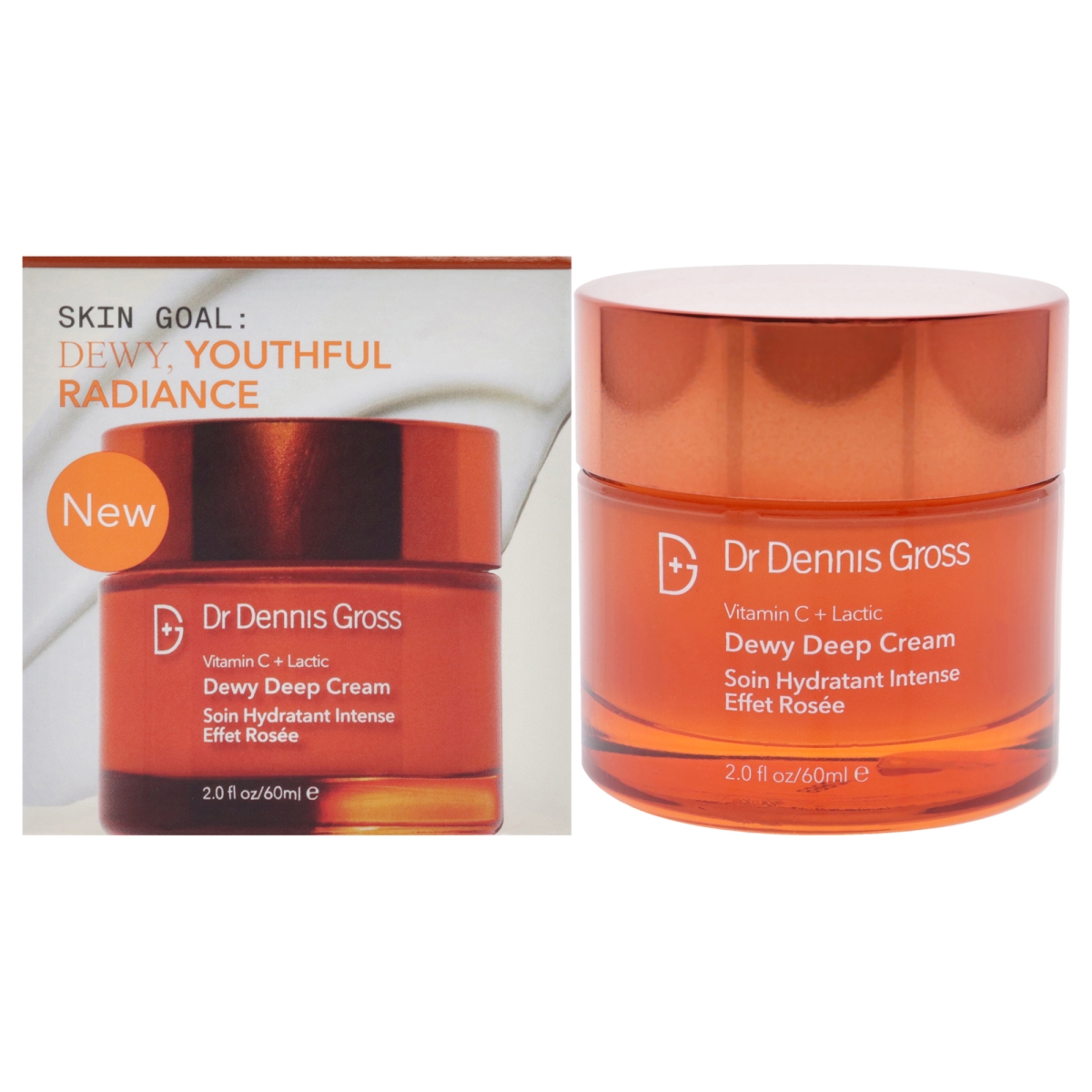 I0133201 2 oz Vitamin C Plus Lactic Dewy Deep Cream for Unisex