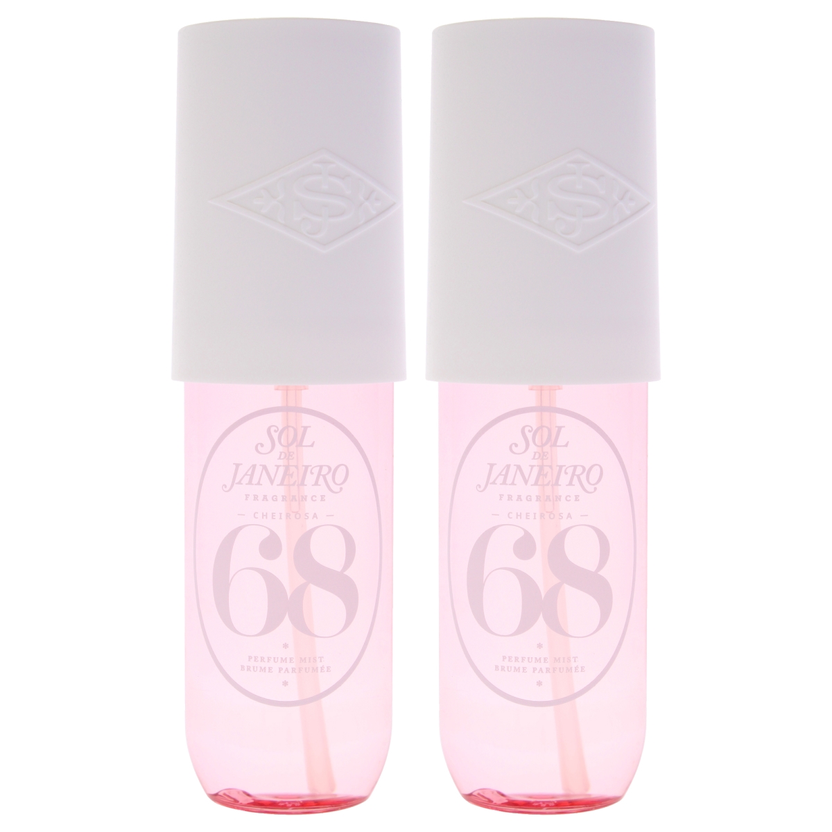 K0007726 3 oz Women Brazilian Crush Cheirosa 68 Perfume Mist - Brazilian Jasmin & Pink Dragon Fruit - Pack of 2
