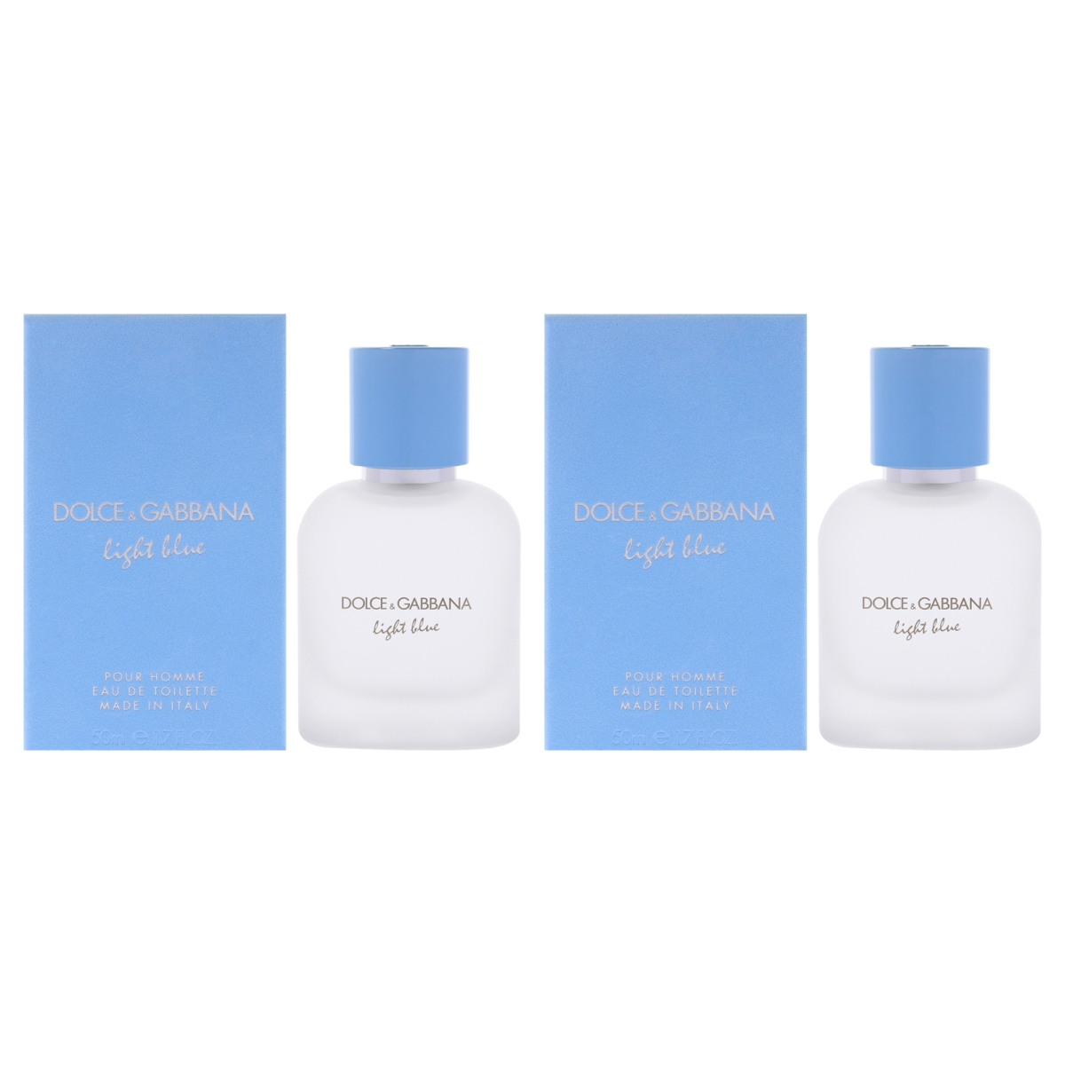 K0007759 1.7 oz Men Light Blue EDT Perfume - Pack of 2