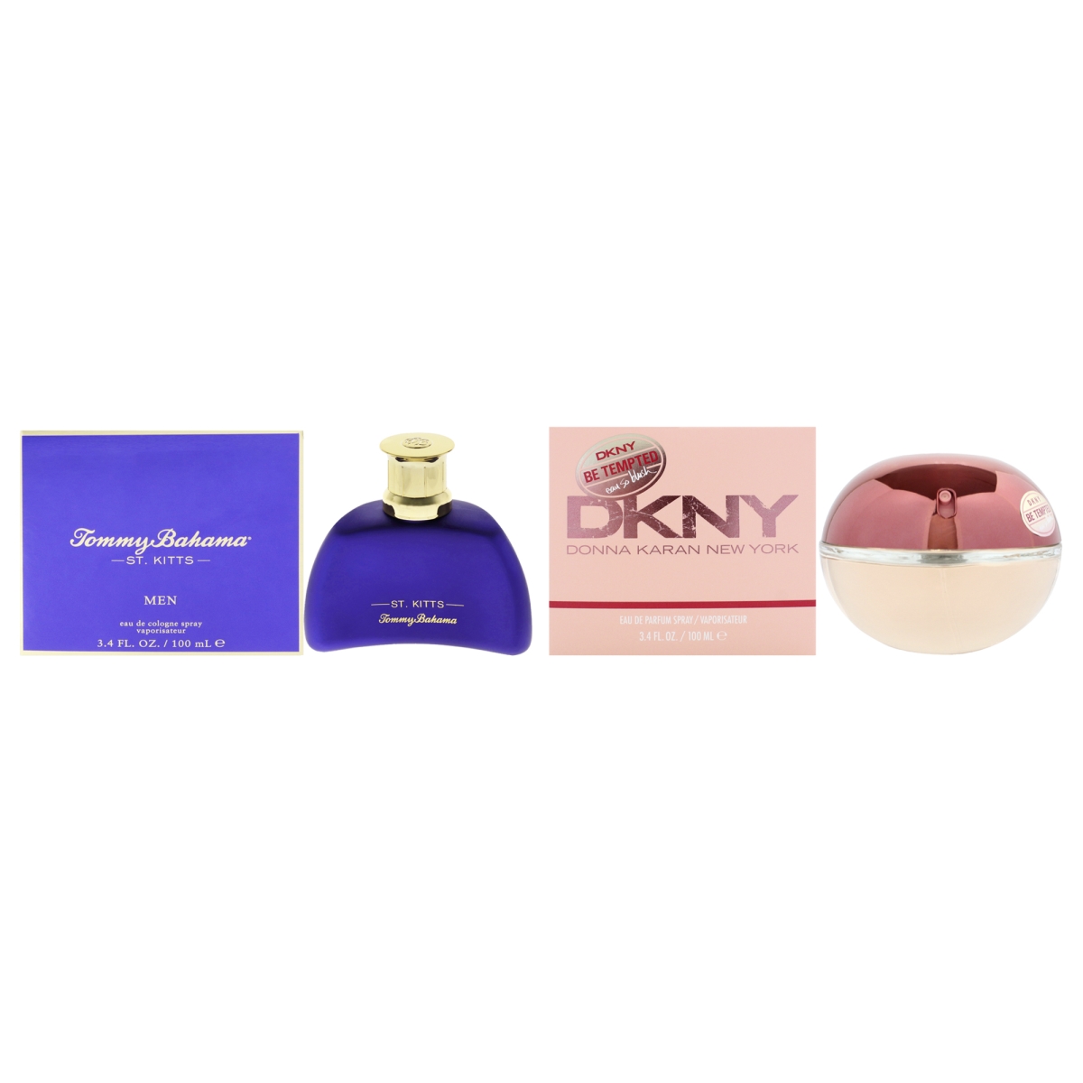 K0007781 2 oz Unisex Tommy Bahama & Donna Karan eau de Cologne Spray & Eau de Parfum Spray - Pack of 2