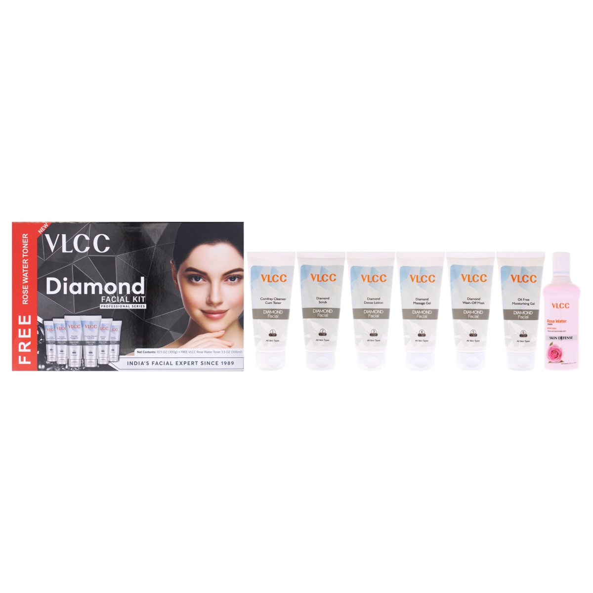 I0161640 7 oz Women Diamond Facial Kit