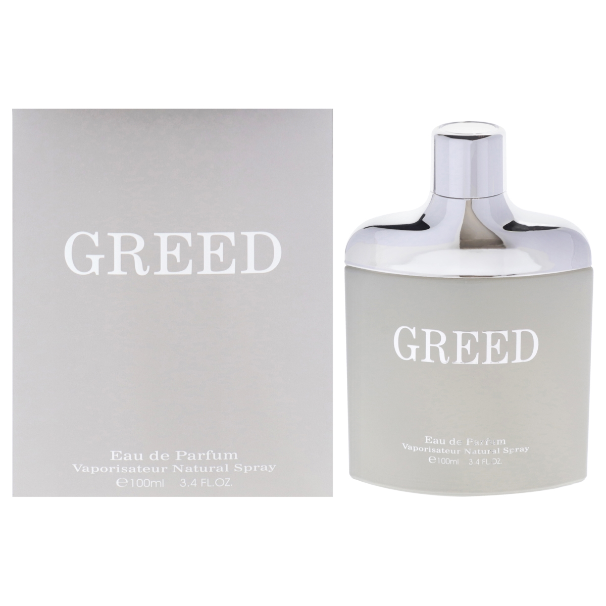 I0154575 3.4 oz Men Greed Silver Eau De Toilette