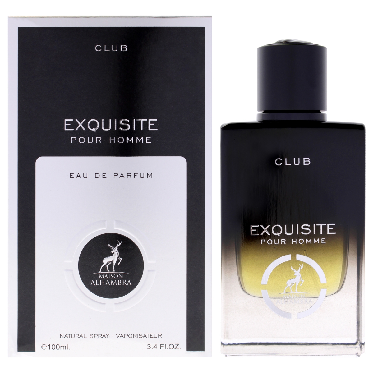 Maison Alhambra Club Exquisite Cologne 3.4 oz EDP Spray for Men