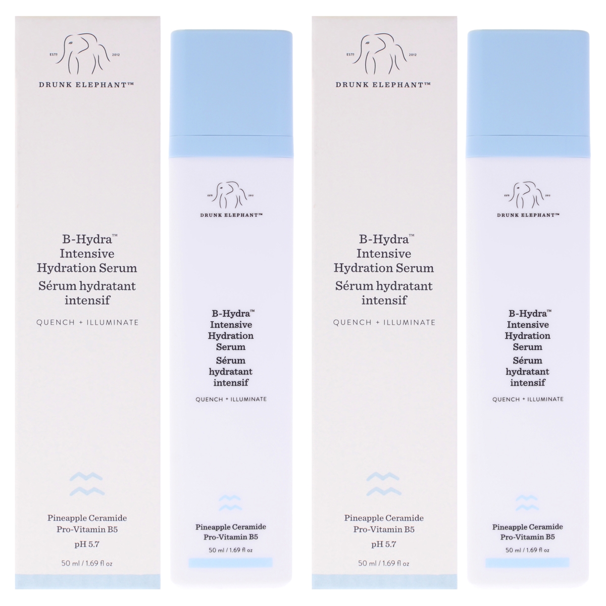 K0007836 1.69 oz B-Hydra Intensive Hydration Serum for Women - Pack of 2