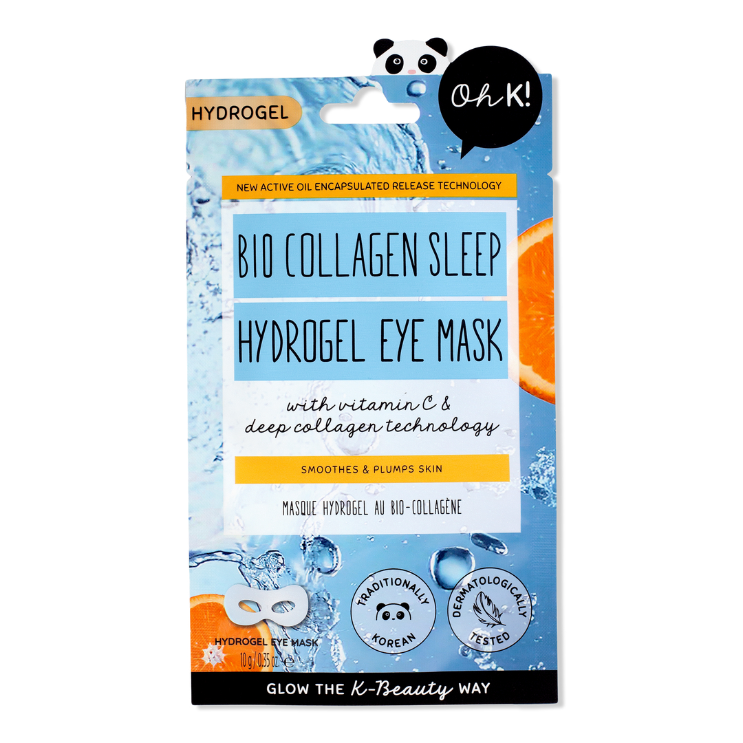 I0163463 Bio Collagen Sleep Hydrogel Eye Mask for Unisex - Clear
