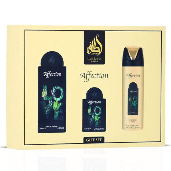 I0163263 20, 100 & 200 ml Pride Affection Fragrances Gift Set for Men - 3 Piece