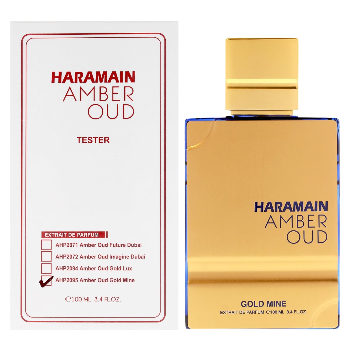 I0162826 3.4 oz Amber Oud Extrait De Parfum Spray for Unisex - Gold Mine