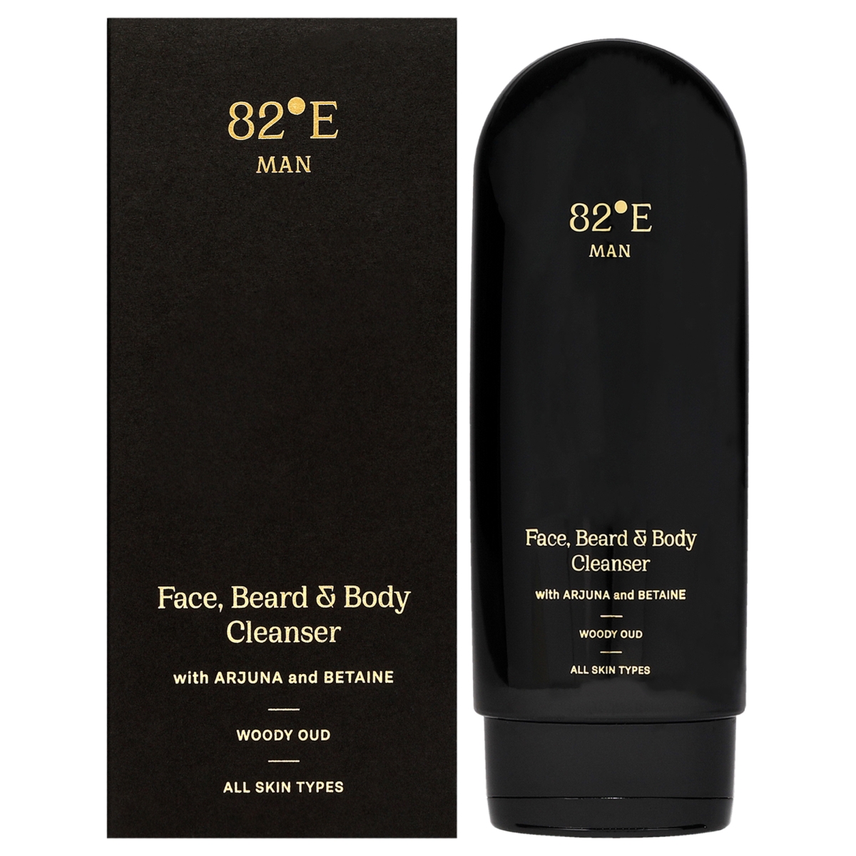I0153258 6.7 oz Face Beard & Body Cleanser for Men, Woody Oud