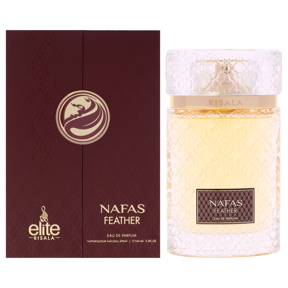 I0165389 3.4 oz Unisex Elite Eau De Parfum Spray - Nafas Feather