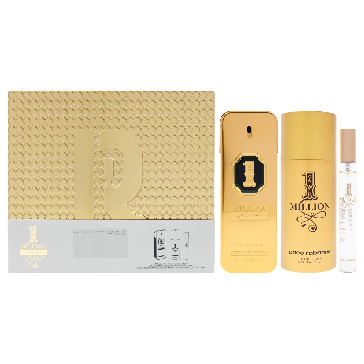 I0159210 1 Million Golden Intense Gift Set for Men
