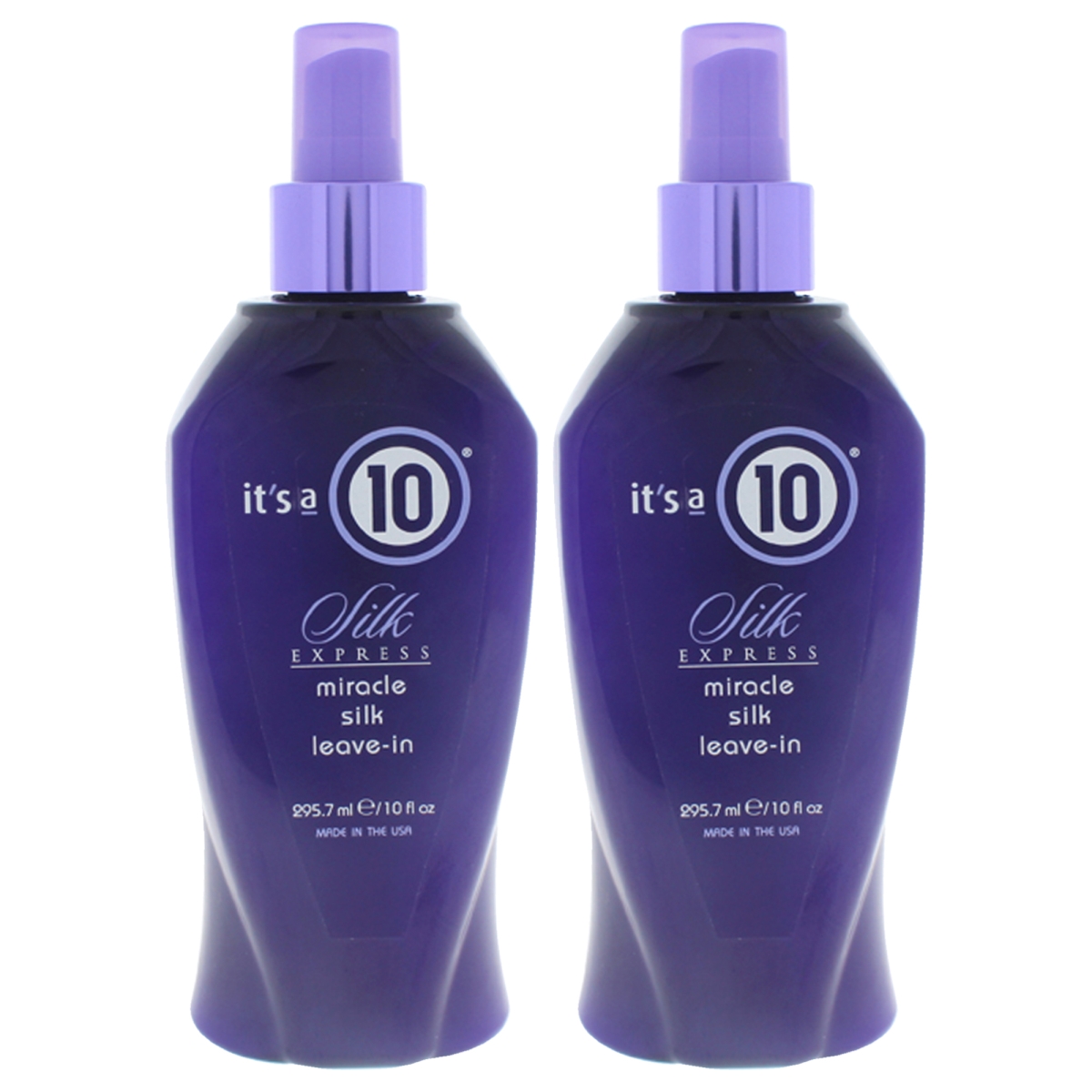 Its A 10 K0007335 10 fl oz Silk Express Miracle Leave-in Conditioner for Unisex - Pack of 2