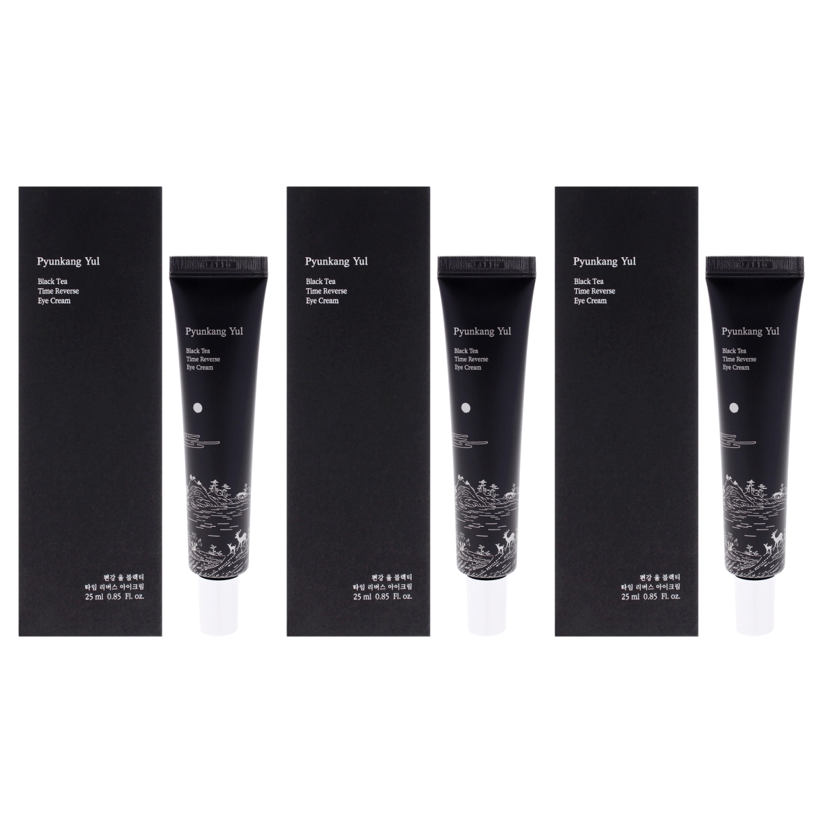 K0008131 0.85 oz Black Tea Time Reverse Eye Cream for Unisex - Pack of 3