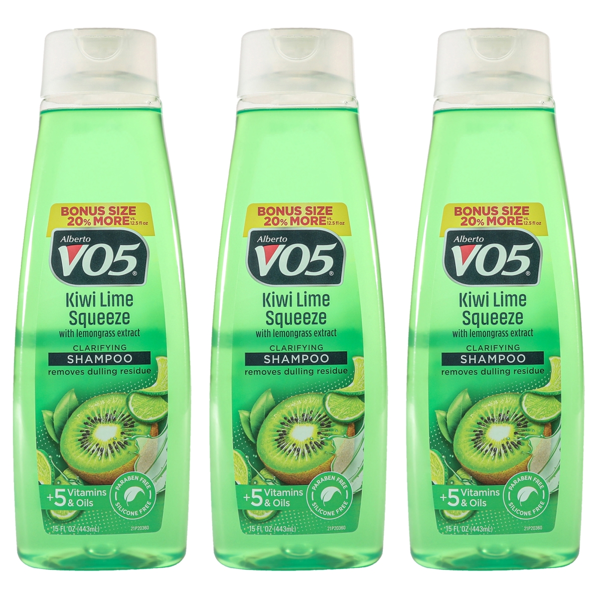 K0008016 15 oz Clarifying Kiwi Lime Squeeze Shampoo for Unisex - Pack of 3